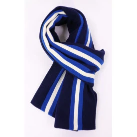 College Shawl Preston | Kobalt Navy Creme