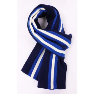 College Shawl Preston | Kobalt Navy Creme