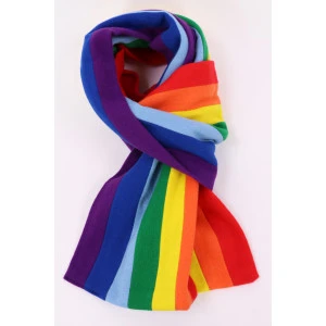 College Scarf | Rainbow
