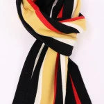 College Shawl Sheffield | Geel Rood Zwart | www.pietkooopmans.nl