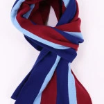 College Shawl Southwark | Bordeaux Kobalt | www.pietkooopmans.nl