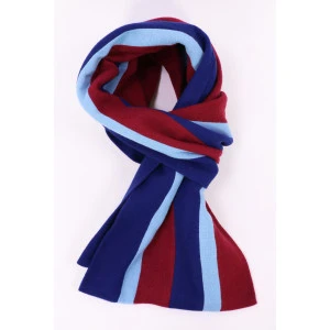 College Shawl Southwark | Bordeaux Kobalt
