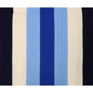 College Shawl York | Wit Navy Blauw