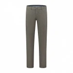 Com4 Winter Chino | Bruin Geruit | www.pietkoopmans.nl