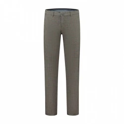 Com4 Winter Chino | Bruin Geruit