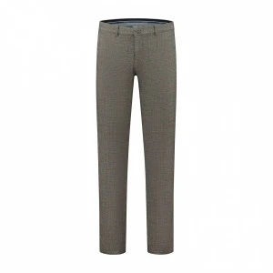 Com4 Winter Chino | Bruin Geruit
