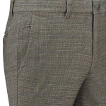 Com4 Winter Chino | Bruin Geruit | www.pietkoopmans.nl