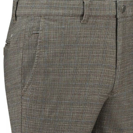 Com4 Winter Chino | Bruin Geruit