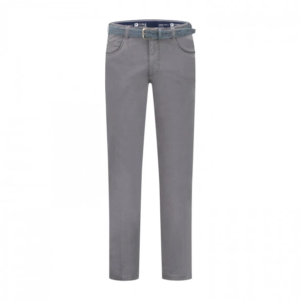  Com4 5 Swing Front Pocket Broek | Grijs | www.pietkoopmans.nl