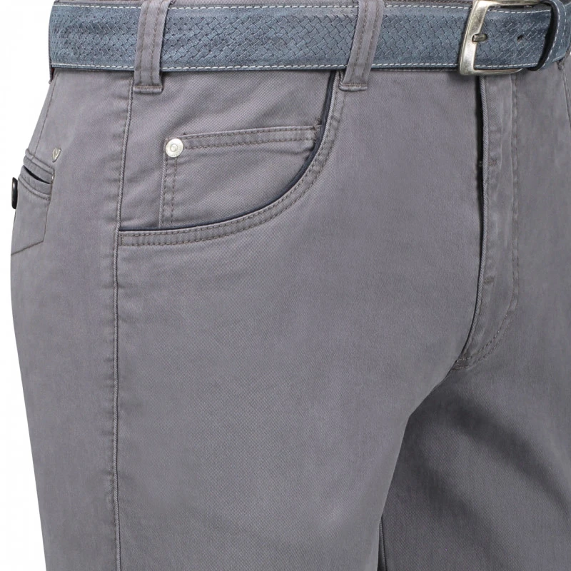  Com4 5 Swing Front Pocket Broek | Grijs | www.pietkoopmans.nl