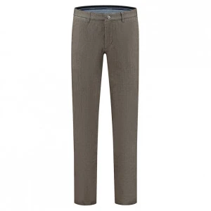Com4 Winter Chino | Bruin Pied de Poule