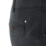  Com4 5 Swing Front Broek | Grijs Geweven Look | www.pietkoopmans.nl