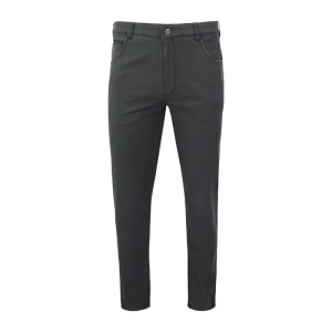  Com4 5 Swing Front Broek | Grijs Geweven Look