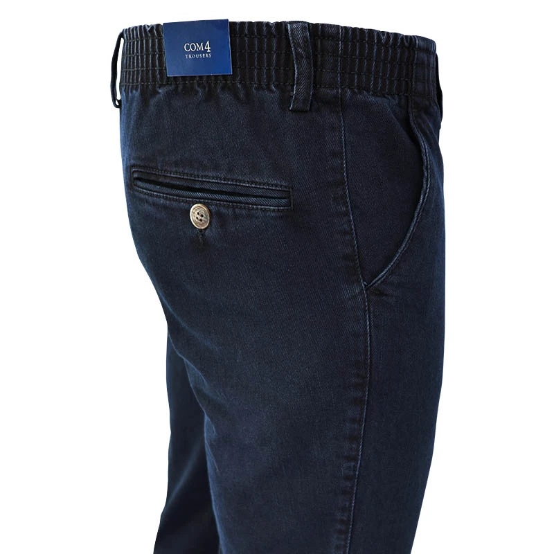 Com4 Elastische Taille Broek | Winter Jeans | www.pietkoopmans.nl