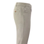Com4 5 Pocket Broek | Groen  Print | www.pietkoopmans.nl