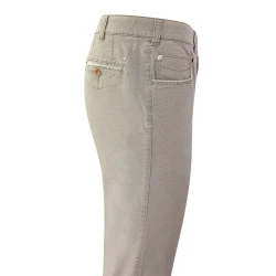 Com4 5 Pocket Broek | Groen Print