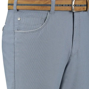 Com4 5 Pocket Broek | Ruit Blauw