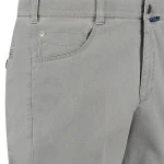 Com4 5 Pocket Broek | Grijs Print | www.pietkoopmans.nl