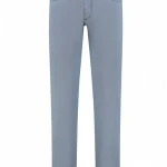 Com4 5 Pocket Broek | Lichtblauw Print | www.pietkoopmans.nl