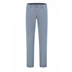 Com4 5 Pocket Broek | Lichtblauw Print