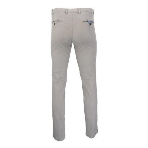 Com4 5 Pocket Broek | Beige Print | www.pietkoopmans.nl