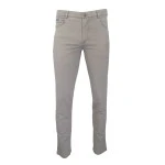 Com4 5 Pocket Broek | Beige Print | www.pietkoopmans.nl