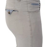 Com4 5 Pocket Broek | Beige Print | www.pietkoopmans.nl