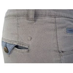 Com4 5 Pocket Broek | Beige Print | www.pietkoopmans.nl
