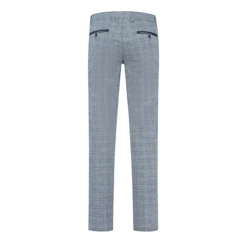 Com4 Sportieve Broek | Blauwe Ruit  | www.pietkoopmans.nl