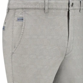 Com4 Zomer Chino | Beige Geruit