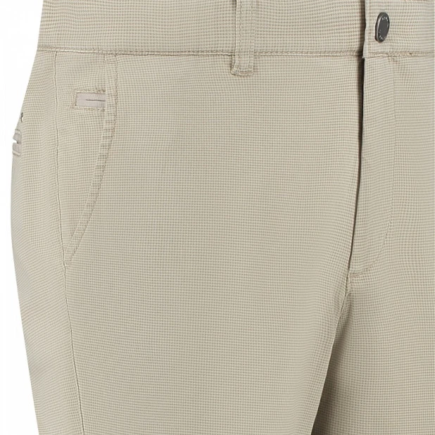 Com4 Zomer Chino | Camel Pied de Poule | www.pietkoopmans.nl
