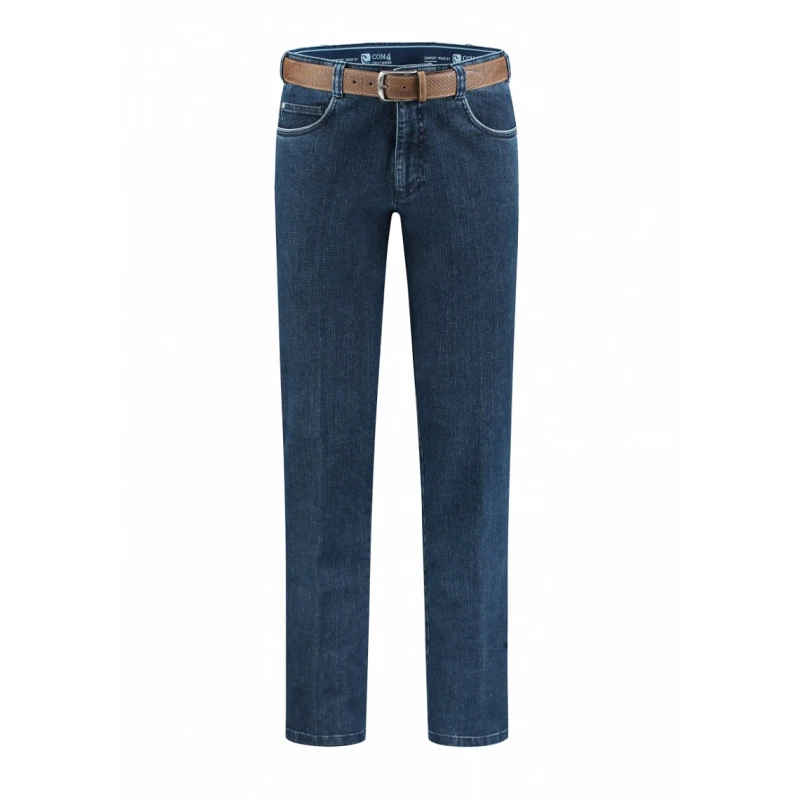 Com4 Sportieve Broek | Midden Denim | www.pietkoopmans.nl