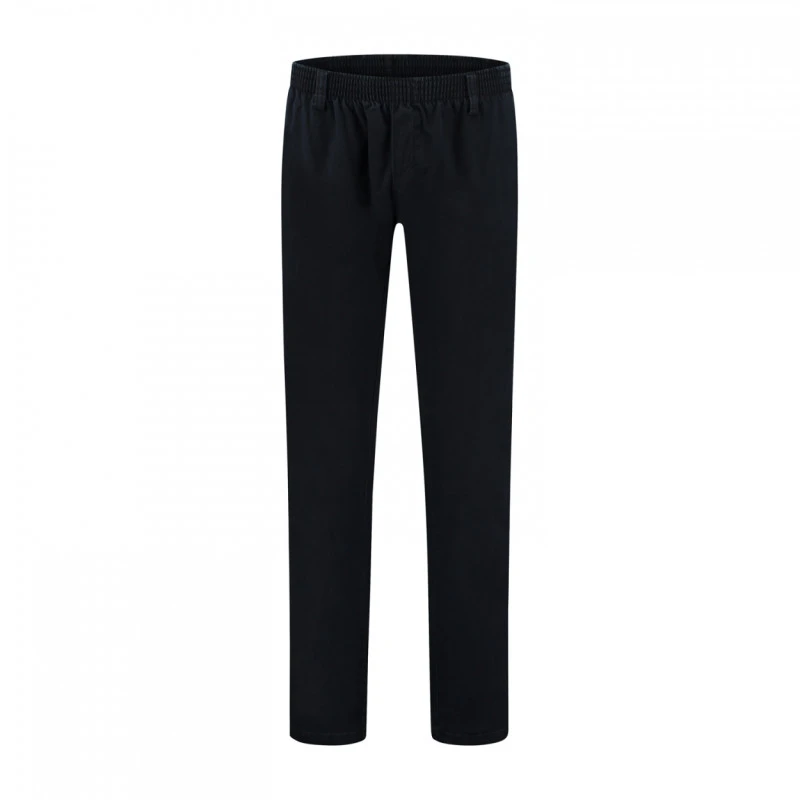 Com4 Elastische Taille Broek | Perma Blauw | www.pietkoopmans.nl