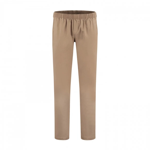 Com4 Elastische Taille Broek | Camel | www.pietkoopmans.nl