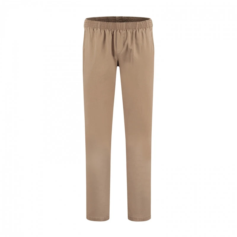 Com4 Elastische Taille Broek | Camel | www.pietkoopmans.nl