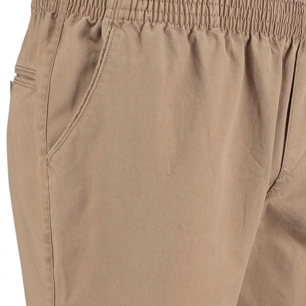 Com4 Elastische Taille Broek | Camel | www.pietkoopmans.nl