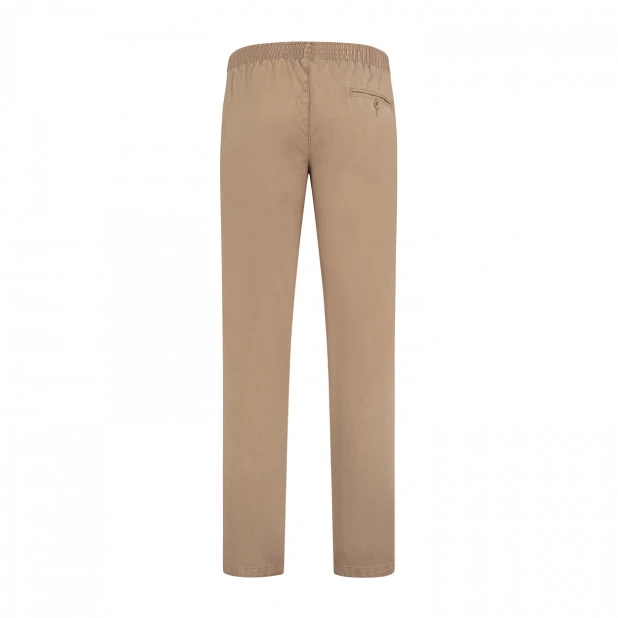 Com4 Elastische Taille Broek | Camel | www.pietkoopmans.nl