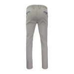 Com4 Elastische Taille Broek | Beige Blauw Gerstekorrel | www.pietkoopmans.nl