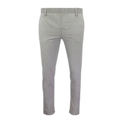 Com4 Elastische Taille Broek | Beige Gerstekorrel
