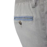 Com4 Elastische Taille Broek | Beige Blauw Gerstekorrel | www.pietkoopmans.nl