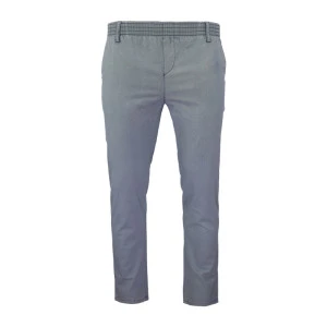 Com4 Elastische Taille Broek | Blauw Gerstekorrel