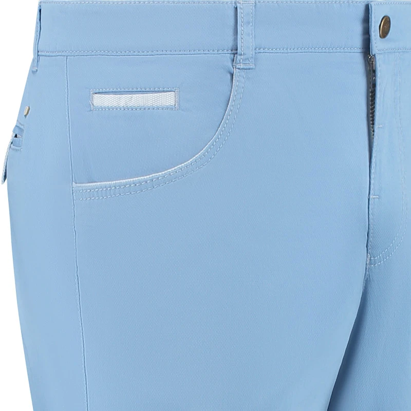 Com4 Swing Front Broek | Lichtblauw | www.pietkoopmans.nl