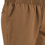 Com4 Elastische Taille Broek | Cognac | www.pietkoopmans.nl