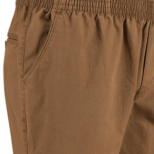 Com4 Elastische Taille Broek | Cognac