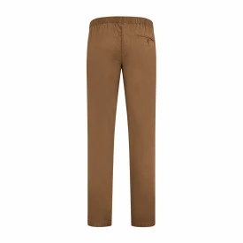Com4 Elastische Taille Broek | Cognac