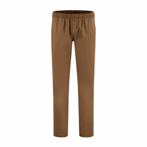 Com4 Elastische Taille Broek | Cognac
