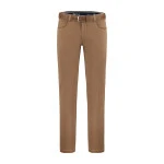 Com4 Sportieve Broek | Camel met Blauw | www.pietkoopmans.nl