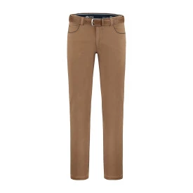 Com4 Sportieve Broek | Camel met Blauw