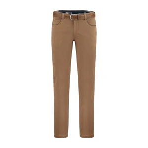 Com4 Sportieve Broek | Camel met Blauw