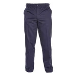 Elastische Taille Broek met trekkoord | Navy | www.pietkoopmans.nl